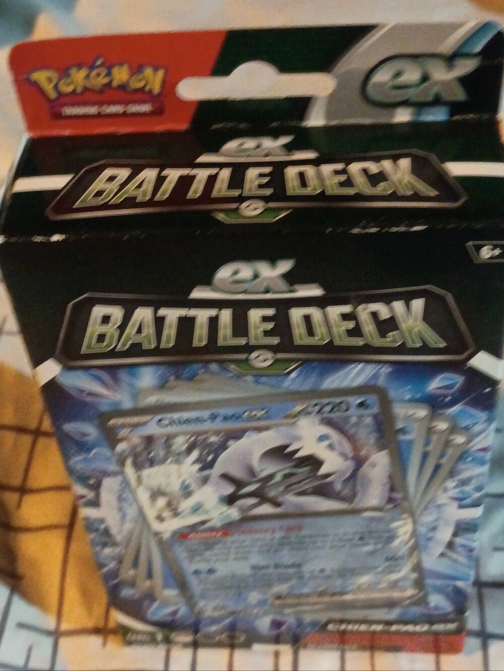 Pokémon TCG Chien-Pao ex Battle Deck Sealed NWT Water Card Game Kids Toy SVP030